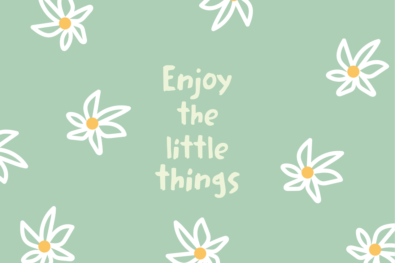 Individuais de mesa originais florais de margarida - TenStickers