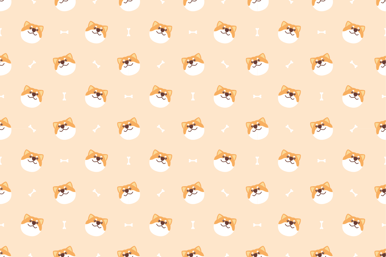 Individuais de mesa infantis faces de cachorros alegres - TenStickers