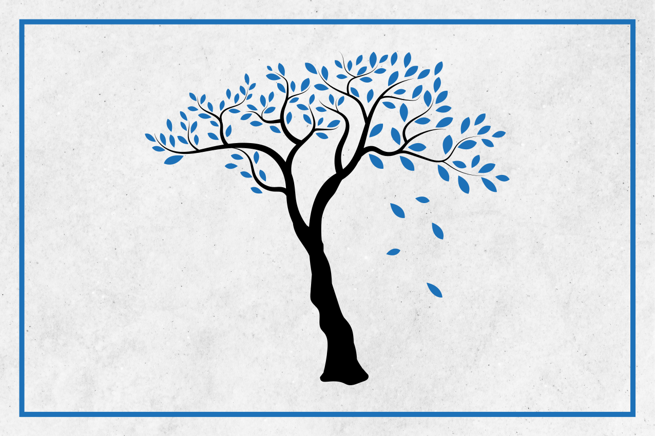 Individuais de mesa originais com motivo de árvore elegante - TenStickers