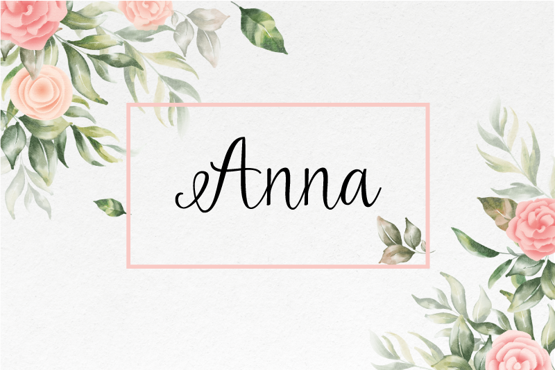 Individuais de mesa com nome florais personalizáveis - TenStickers