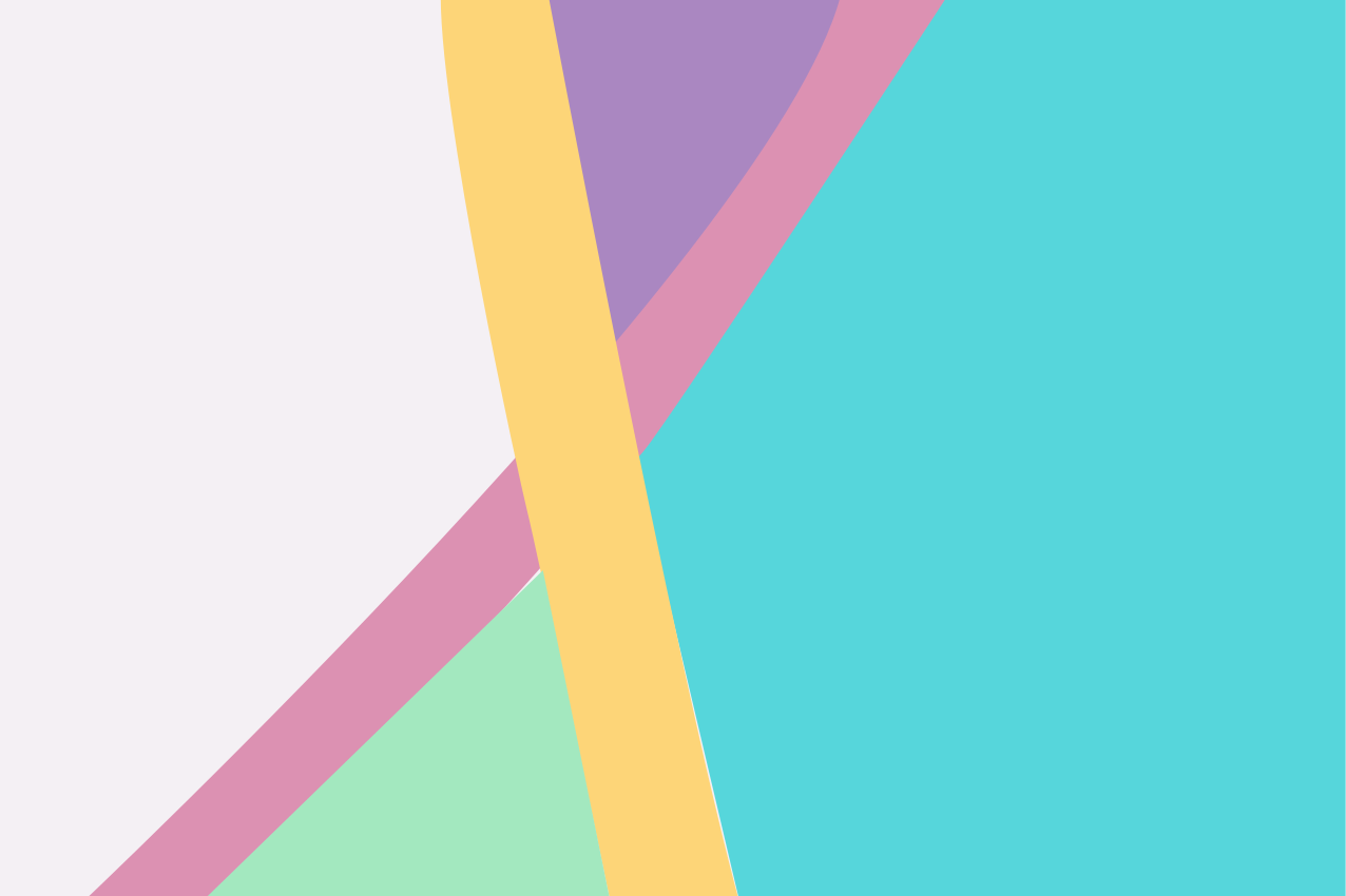 Individuais de mesa modernos em camadas coloridas abstratas - TenStickers