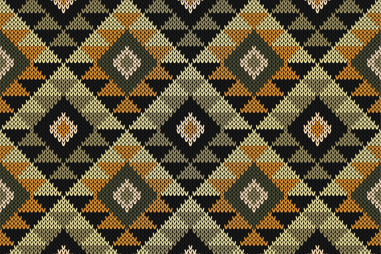 Individuais de mesa de texturas com motivo geométrico chic - TenStickers