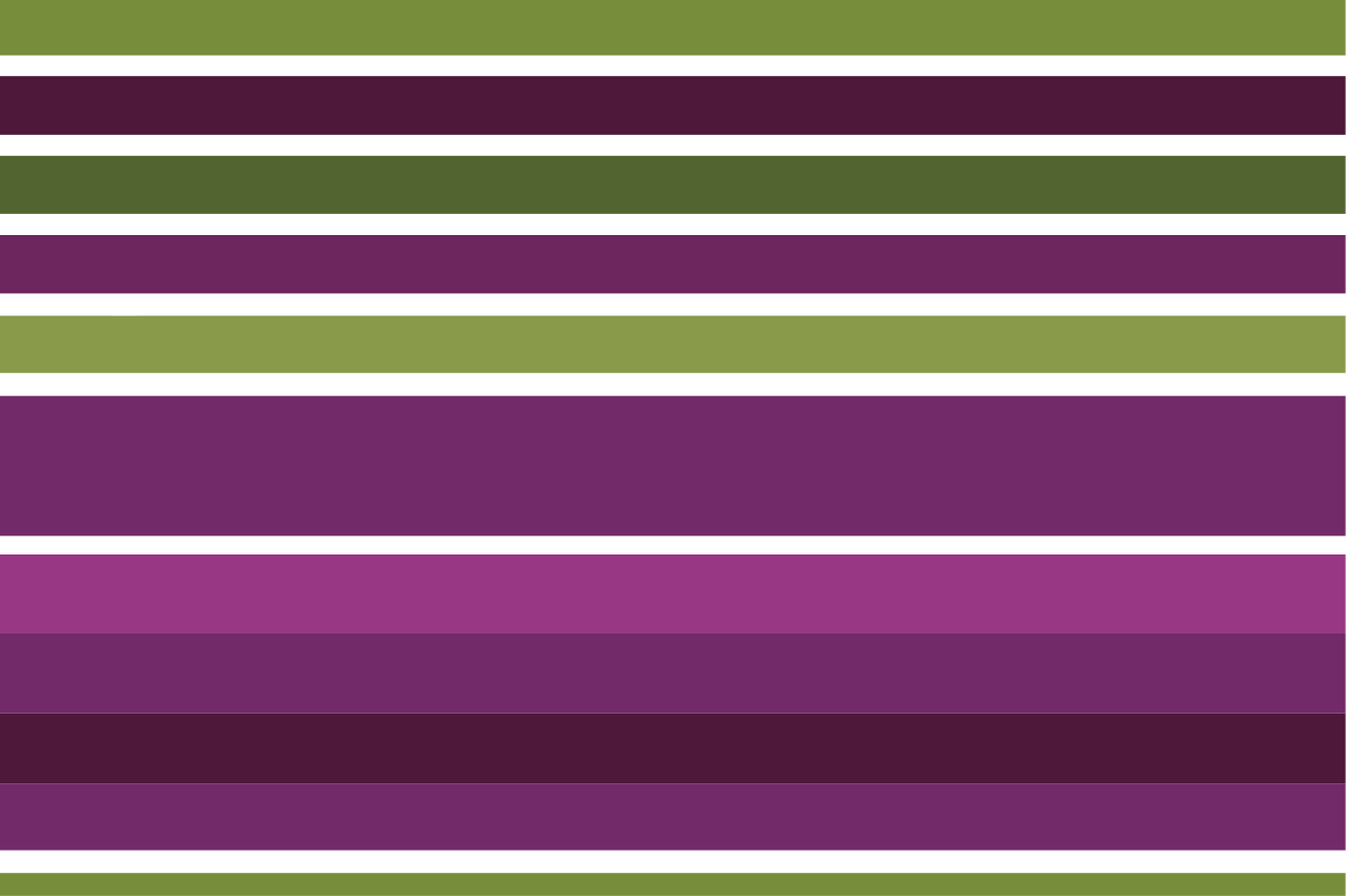 Individuais de mesa de texturas listras horizontais ousadas - TenStickers