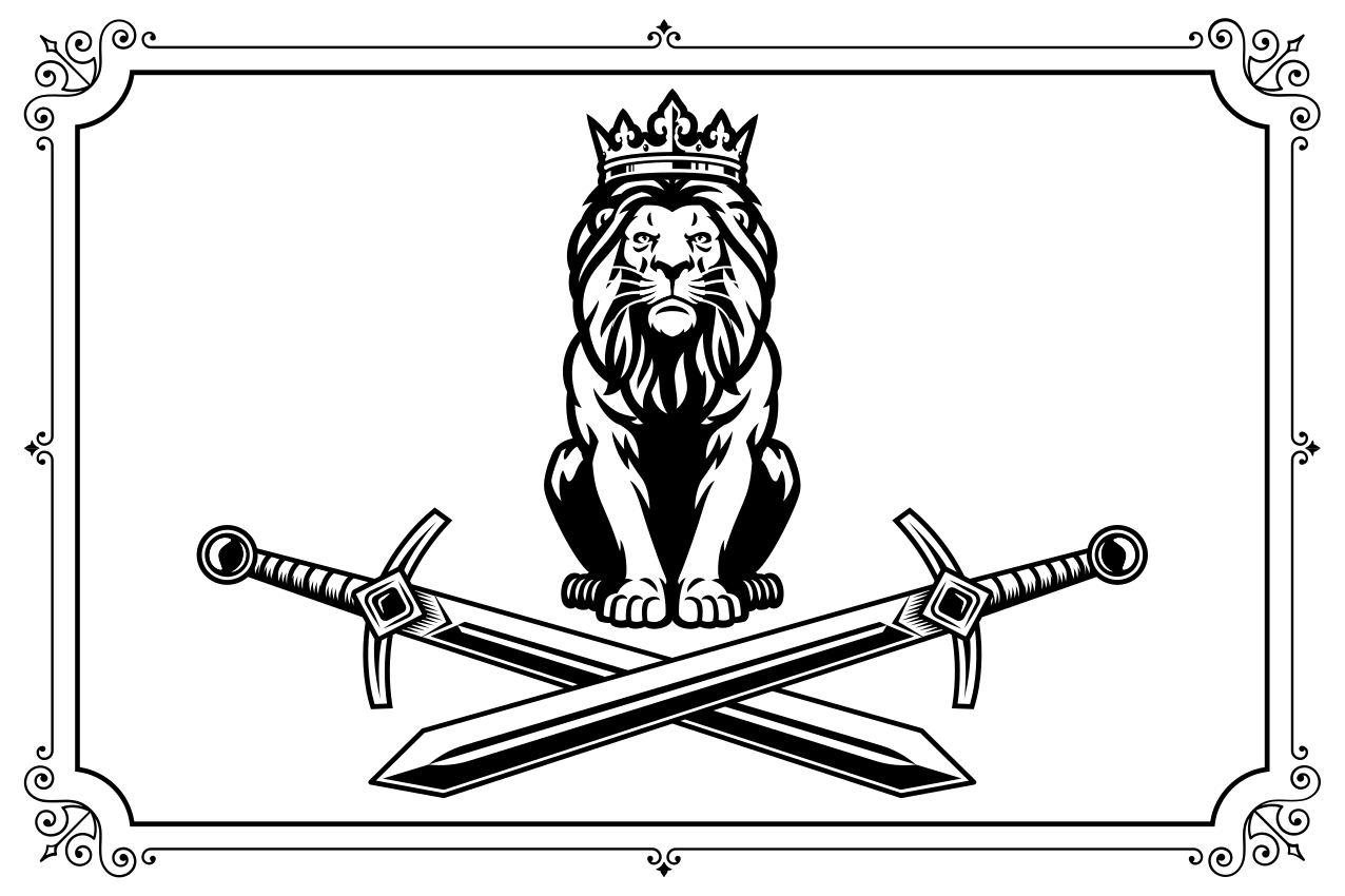 Individuais de mesa originais emblema do rei leão - TenStickers