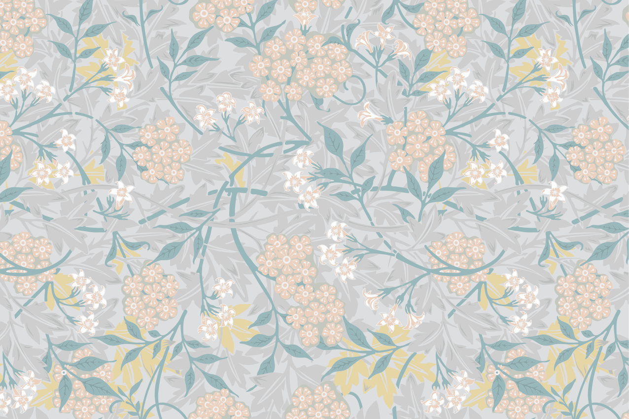 Individuais de mesa de texturas inspiradas em flores - TenStickers