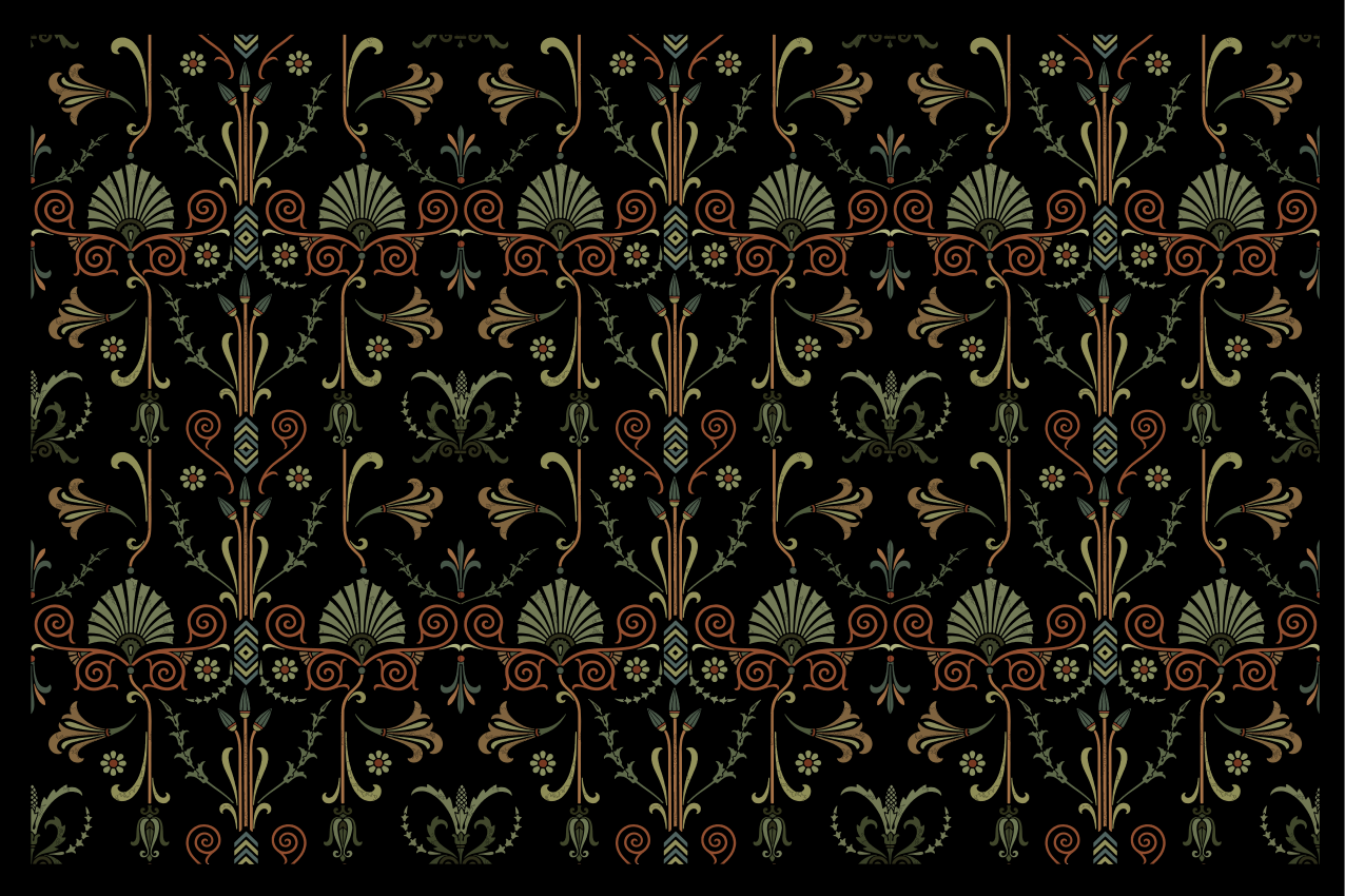 Individuais de mesa de texturas acabamento floral - TenStickers