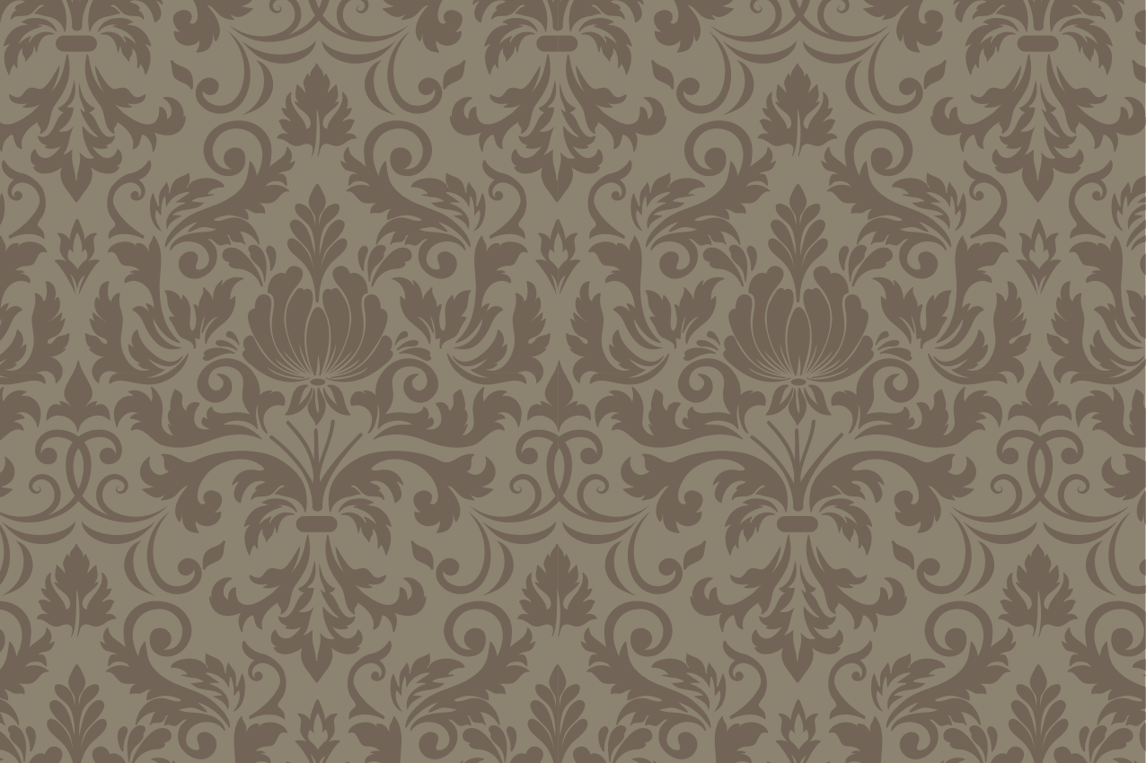 Individuais de mesa de texturas conceito botânico intricado - TenStickers