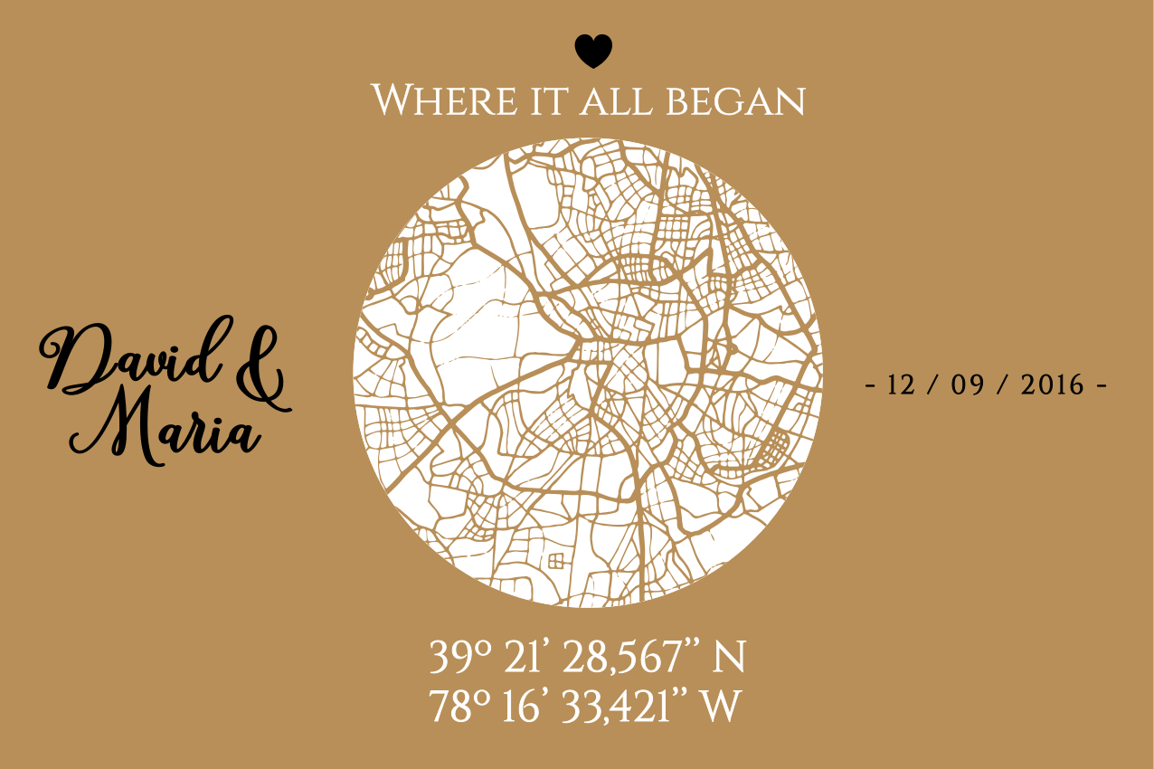 Individuais de mesa originais Onde tudo começou - TenStickers