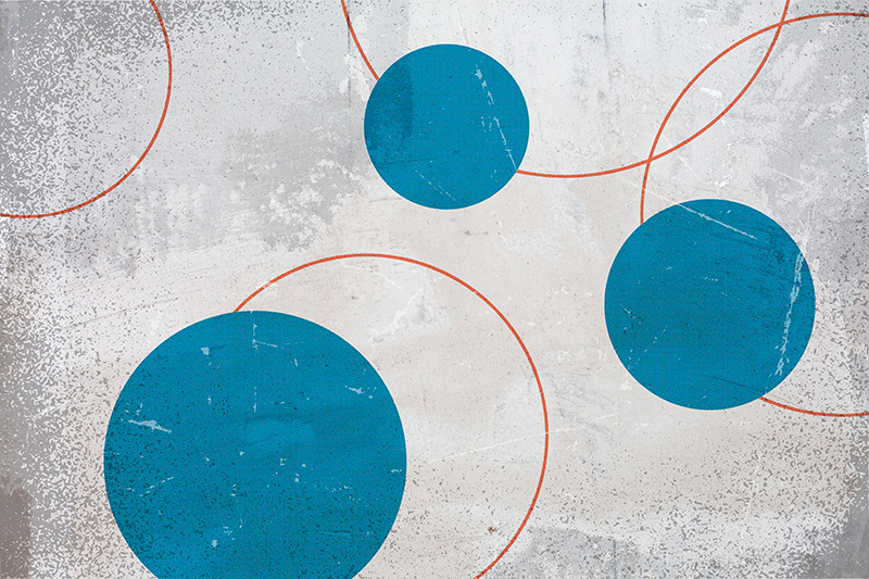 Individual de Mesa com Design Brutalista - TenStickers