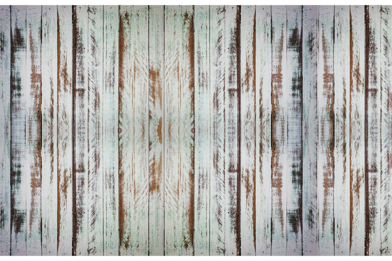 Individuais de mesa de texturas Descascando madeira - TenStickers