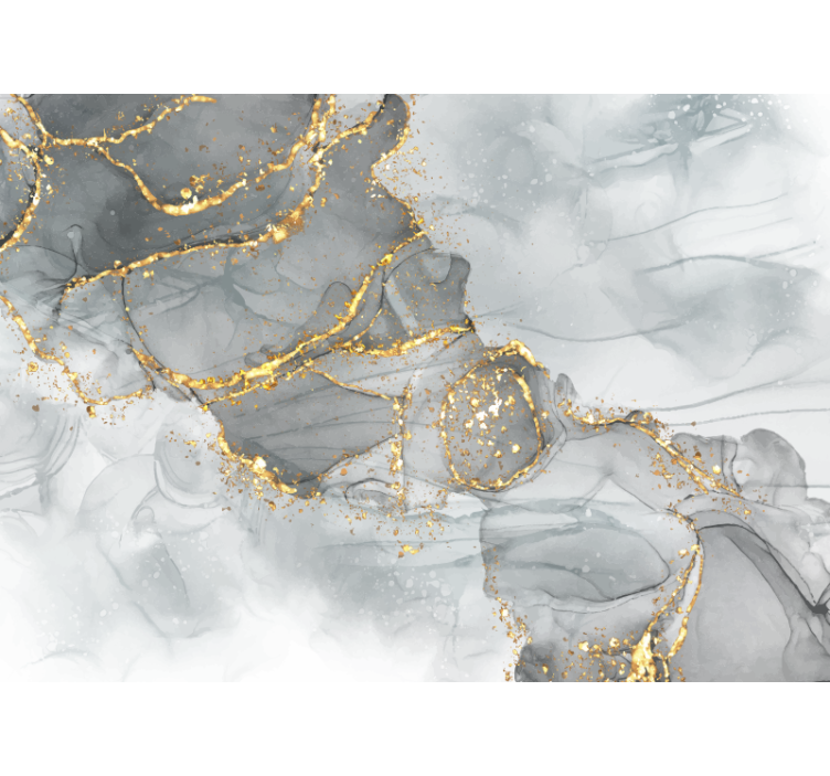 Mural de parede para quarto de casal revestimento mosaico cinza - TenStickers