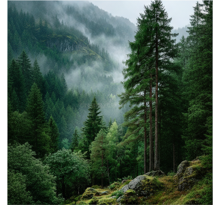 Mural de parede bosques a escolha melancólica - TenStickers