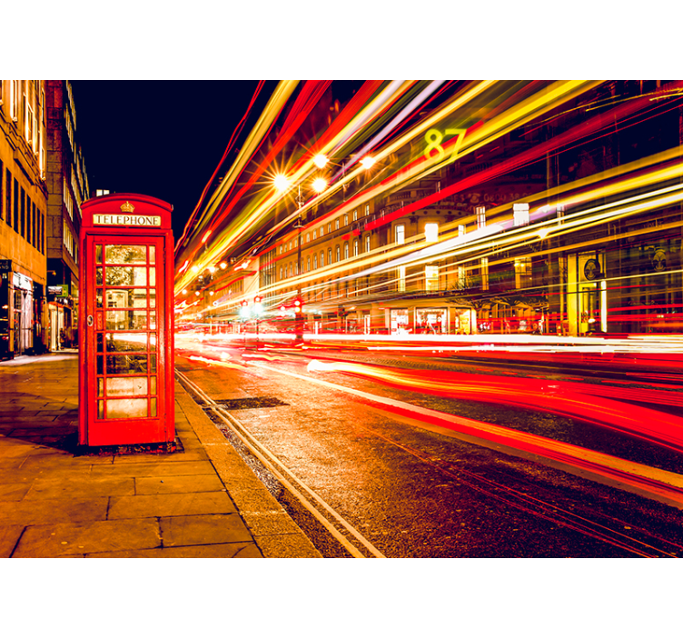 Mural de parede londres noite icônica de londres - TenStickers