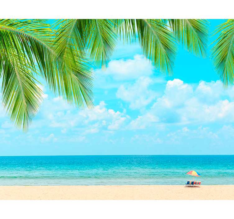 Fotomural decorativo da praia Caraíbas - TenStickers