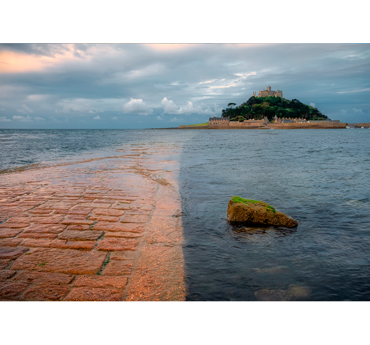 fotomural de paisagens de St Michael's Mount  - TenStickers