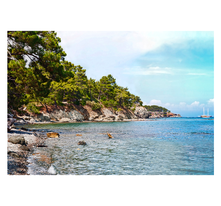 Fotomural de parede mar Antalya beach - TenStickers