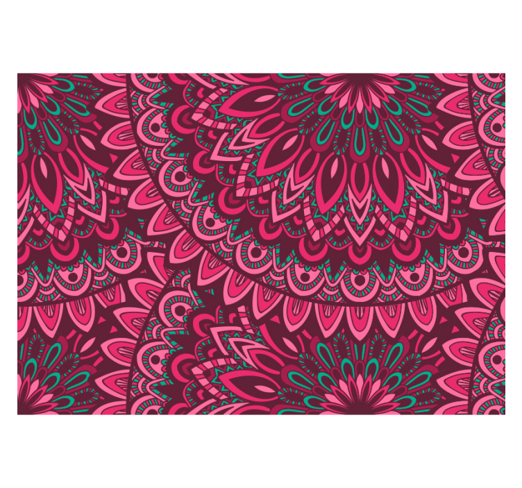 Murais de Parede Mandala floral - TenStickers