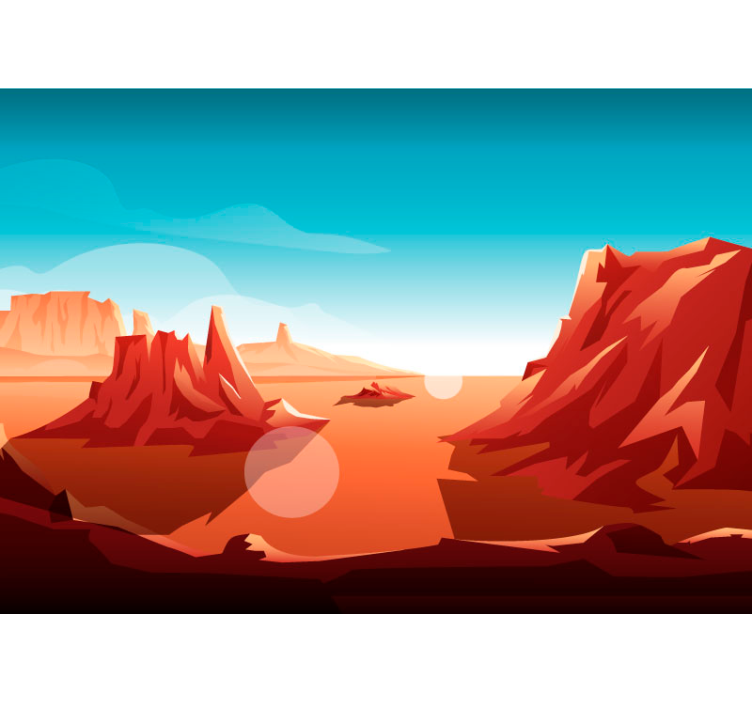 Murais de Parede Sol do deserto - TenStickers