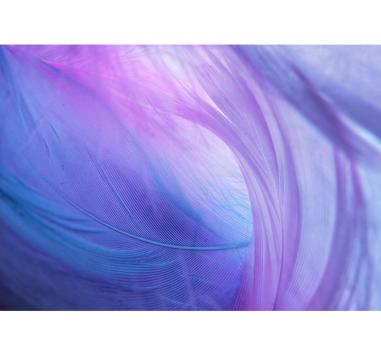 Mural de parede abstrato ondas de cores suaves - TenStickers