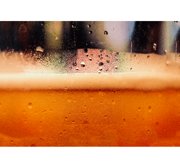 Mural de parede cozinha cerveja liquida - TenStickers