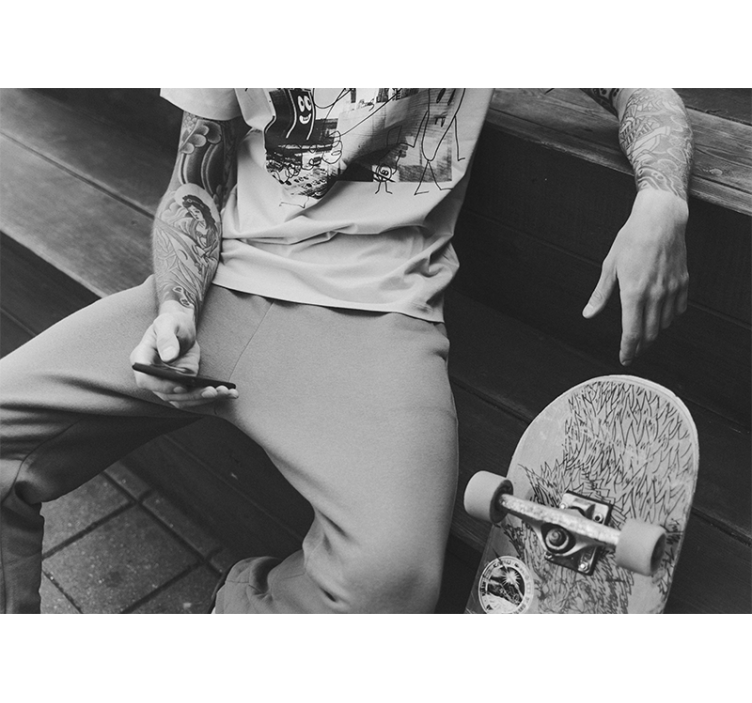 Mural de parede outras cidades e países estilo urbano skate - TenStickers