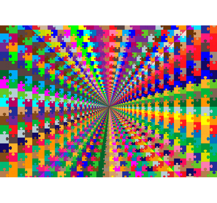 Murais de Parede Túnel de quebra-cabeça - TenStickers