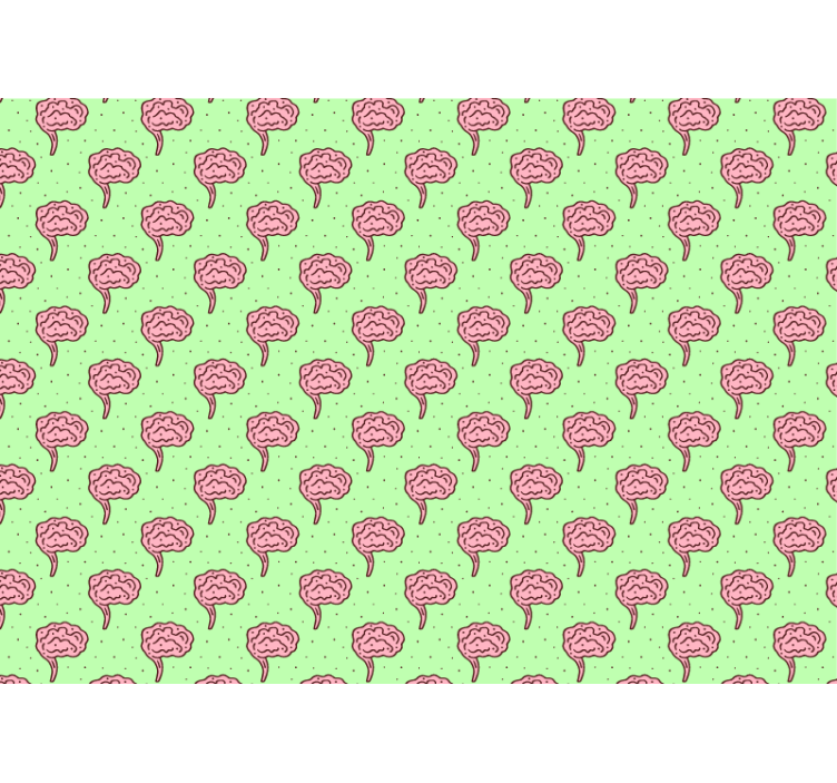 Mural de parede flores flores cerebrais estilizadas - TenStickers