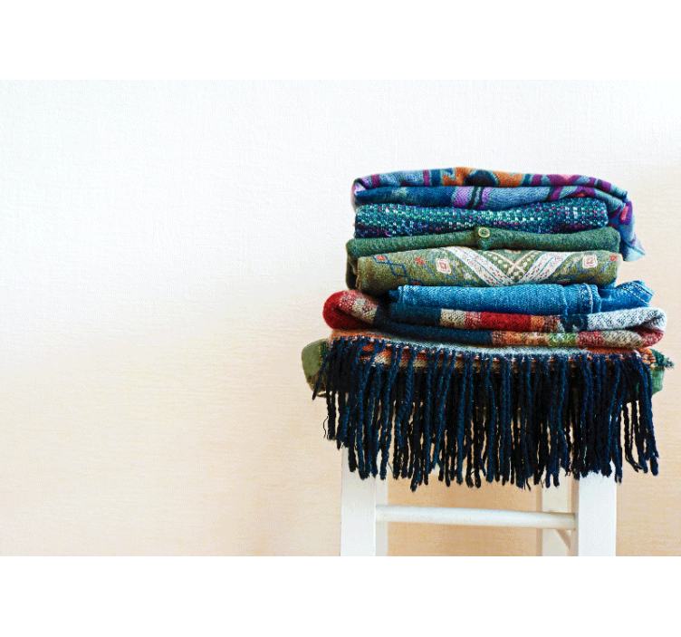 Mural de parede padrões e texturas em tecidos texturizados - TenStickers