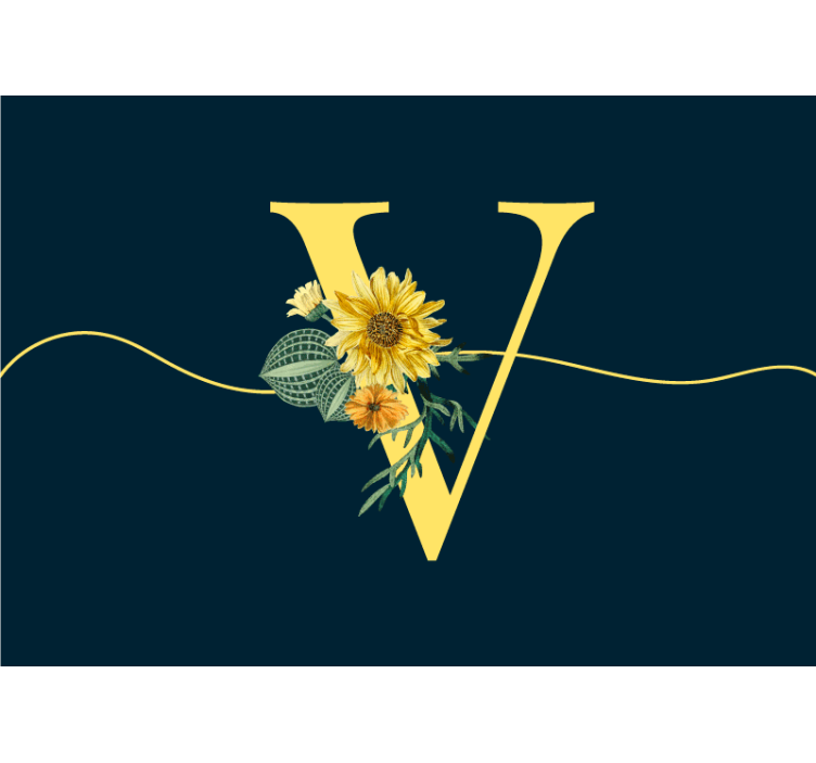 Fotomurais flores elegância inicial do girassol - TenStickers