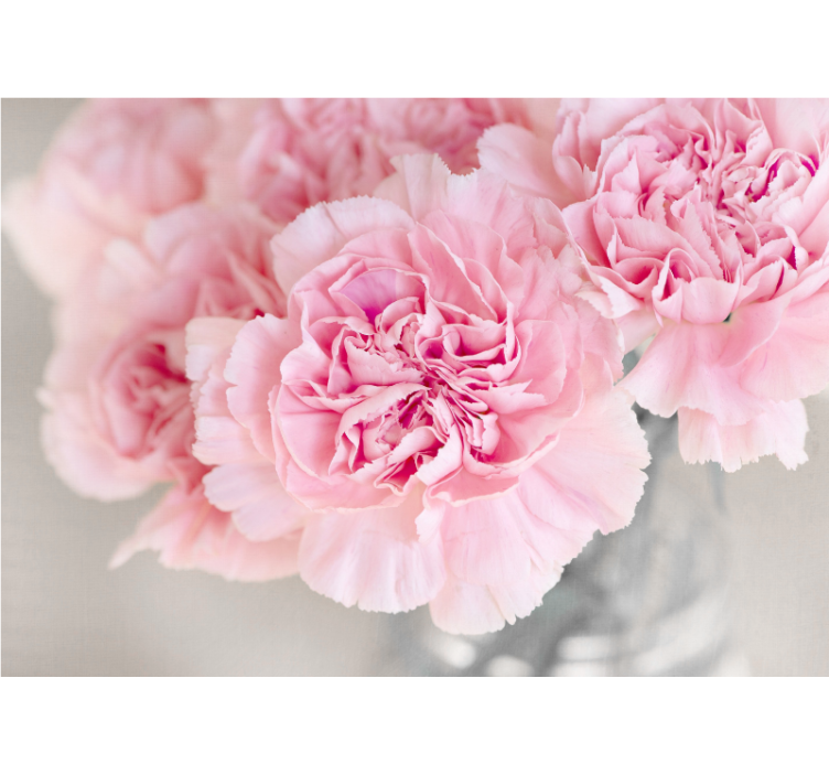 Fotomurais flores flores rosadas encantadoras - TenStickers