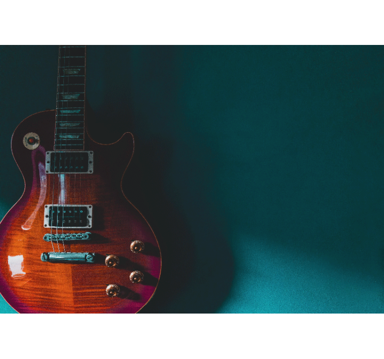 Mural de parede música detalhe de guitarra elétrica - TenStickers