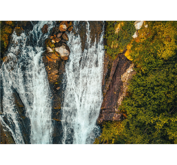 Mural de parede cascatas paisagem grande cascata - TenStickers