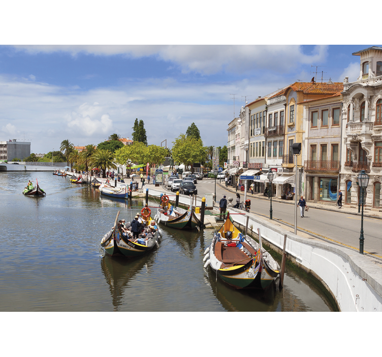 Murais de Parede Aveiro moliçeiro - TenStickers