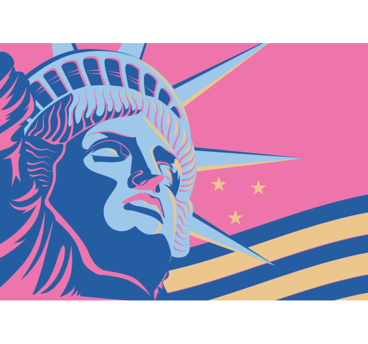 Fotomurais cidades e países monumento da liberdade - TenStickers