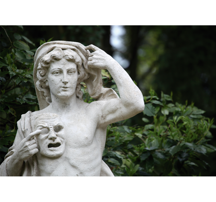 Mural de parede arte clássica exposição de esculturas - TenStickers