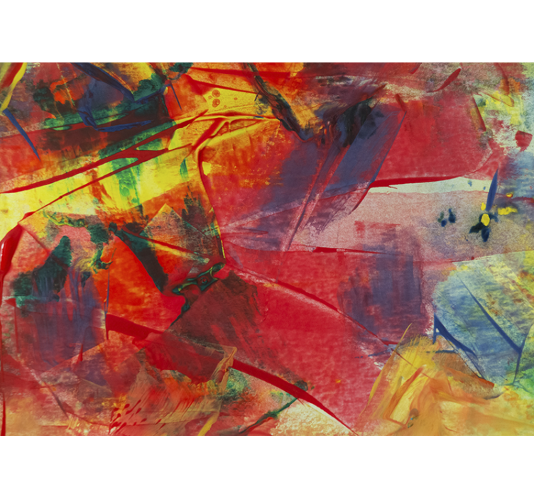 Mural de parede abstrato fusão de cores dinâmicas - TenStickers