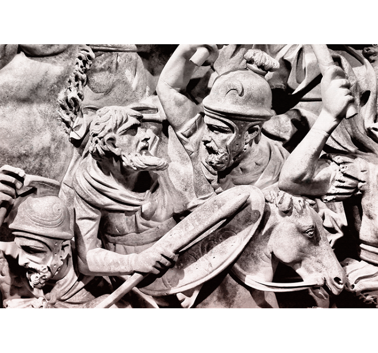 Mural de parede arte clássica cena de batalha antiga - TenStickers