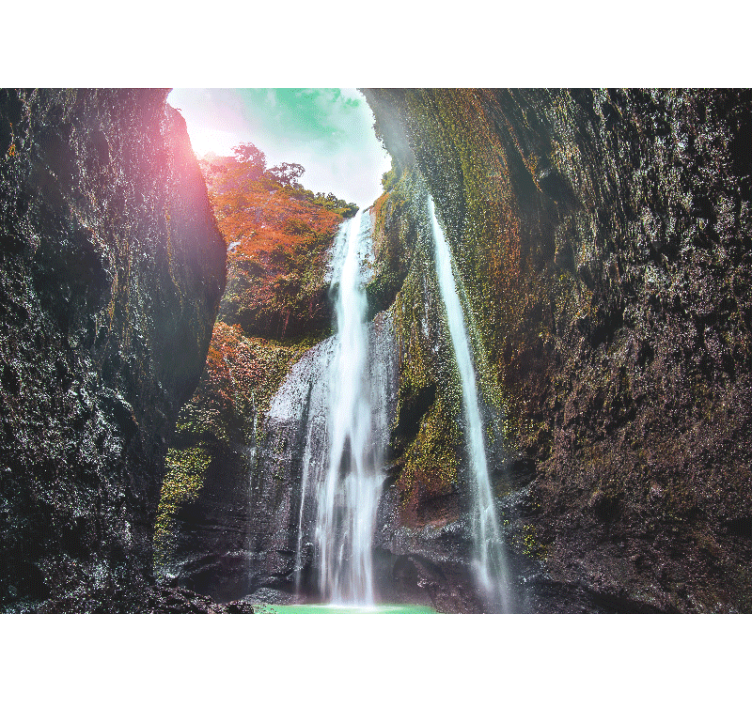 Mural de parede cascatas paisagem majestosa - TenStickers