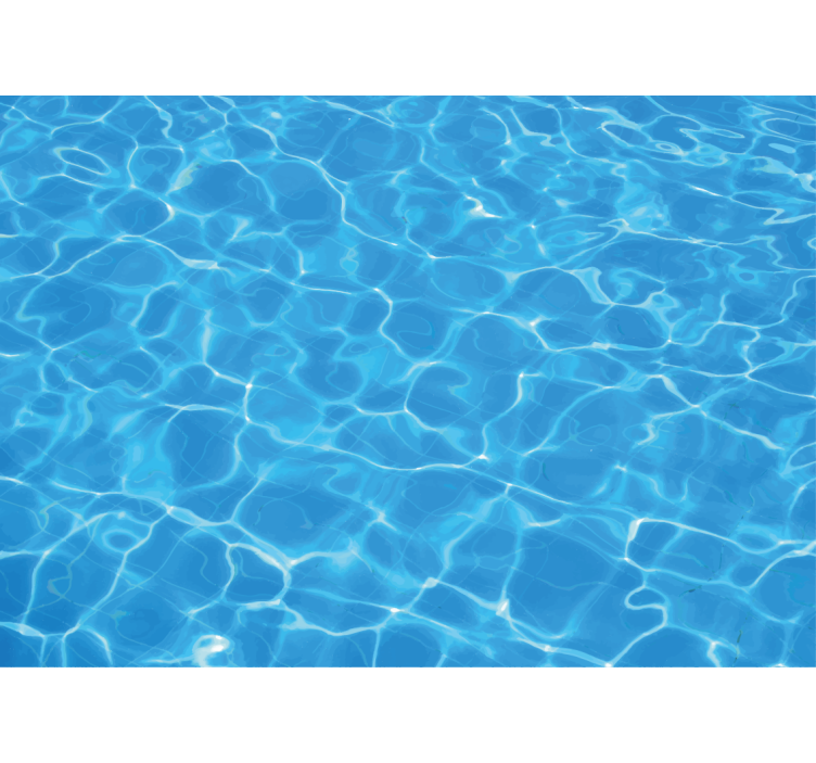 Mural de parede mar superfície de Água cristalina - TenStickers