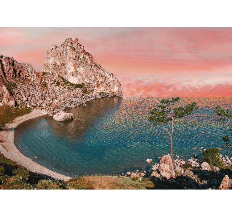 Fotomurais de paisagens perspectiva do oceano tranquilo - TenStickers