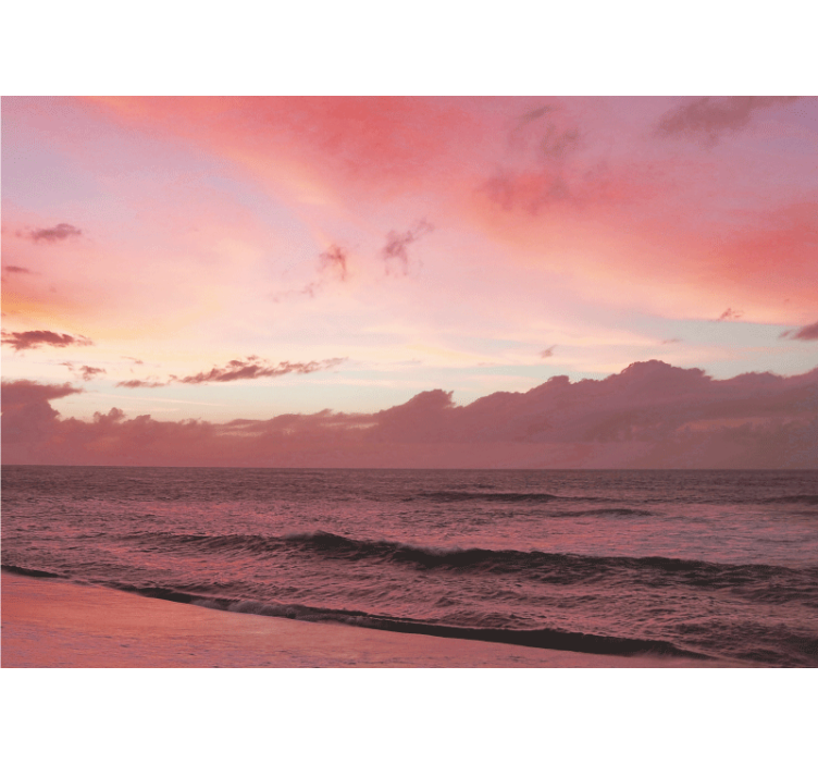 Mural de parede natureza vista do mar tranquila - TenStickers