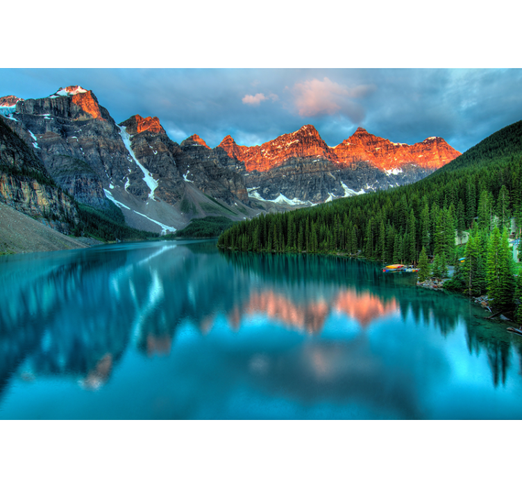Fotomurais de paisagens ecos das grandes montanhas - TenStickers