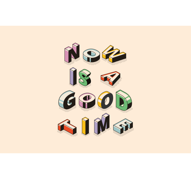 Mural de parede com frases mensagem de citação estilizada - TenStickers