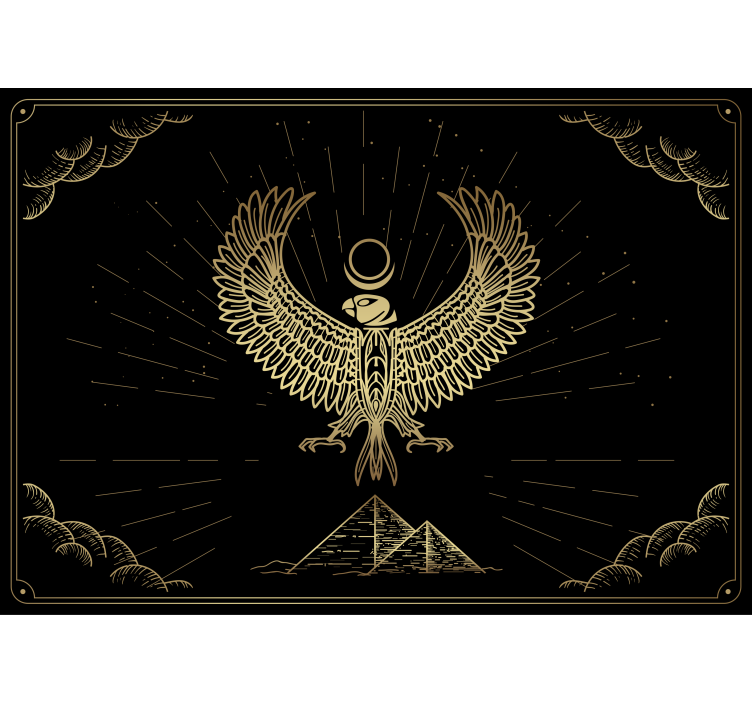 Mural de parede animais design de emblema de águia - TenStickers