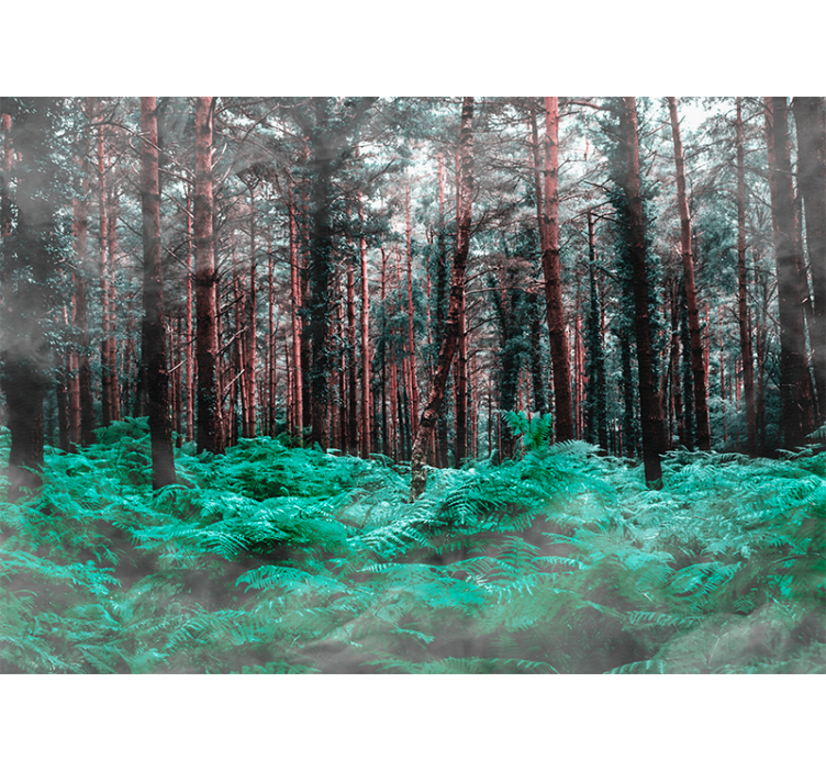 Mural de parede natureza selva verdejante - TenStickers