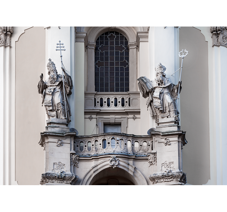 Mural de parede arte clássica estátuas de reis - TenStickers