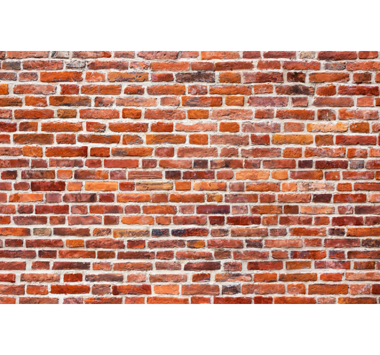 Mural de tijolos padrão rústico - TenStickers