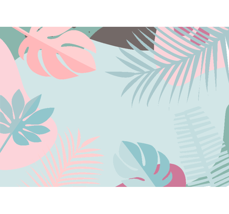 Mural de parede natureza folhas tropicais - TenStickers