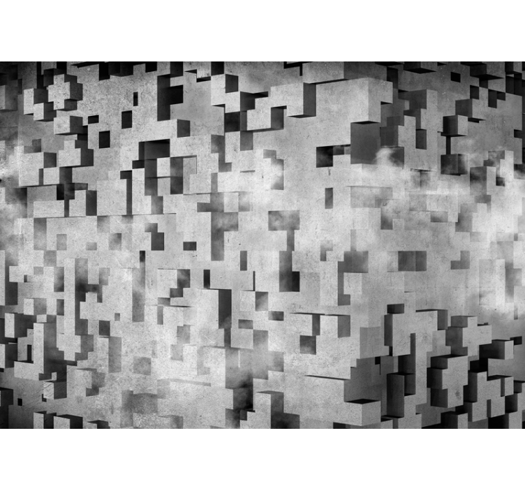 Fotomurais texturas e padrões padrão geométrico moderno - TenStickers