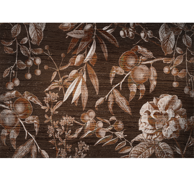 Fotomurais flores design artístico floral - TenStickers